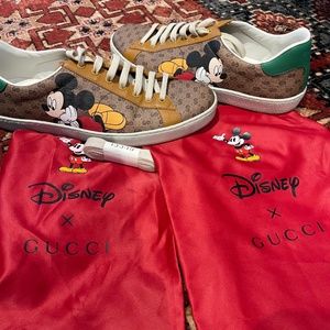 Gucci GG Ace Disney X Gucci Mickey Sneakers Sz. 9